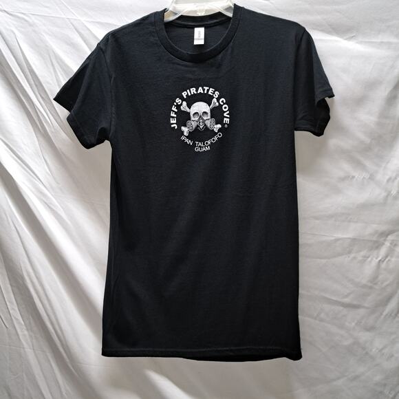 Jeff's Pirate Cove Ipan Talofofo Guam Coronavirus Global Pandemic T-shirt Sm. - Picture 1 of 8